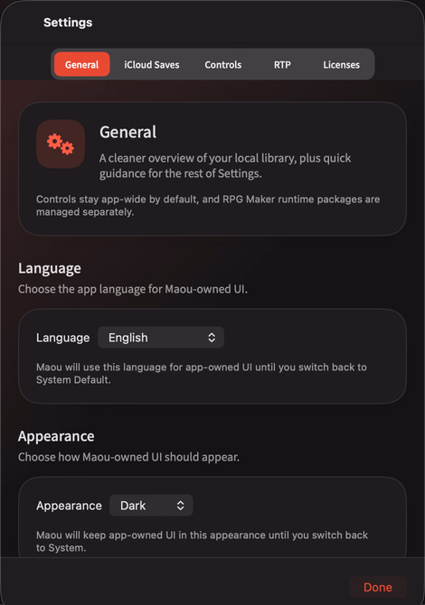 macOS 英文通用设置,显示语言和外观选项